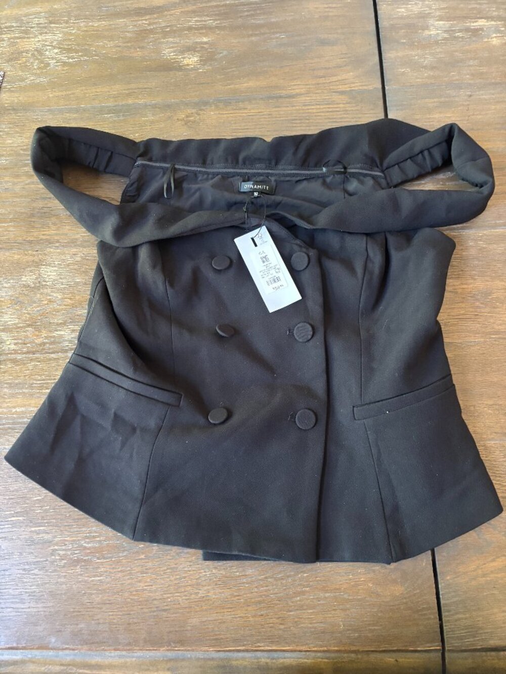NWT - Garage Black Vest Top